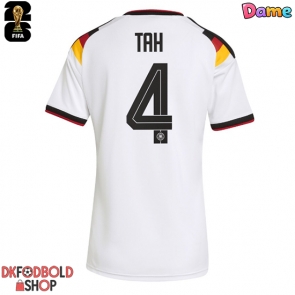 Tyskland Jonathan Tah #4 Hjemmebanetrøje Dame VM 2026 Kort ærmer